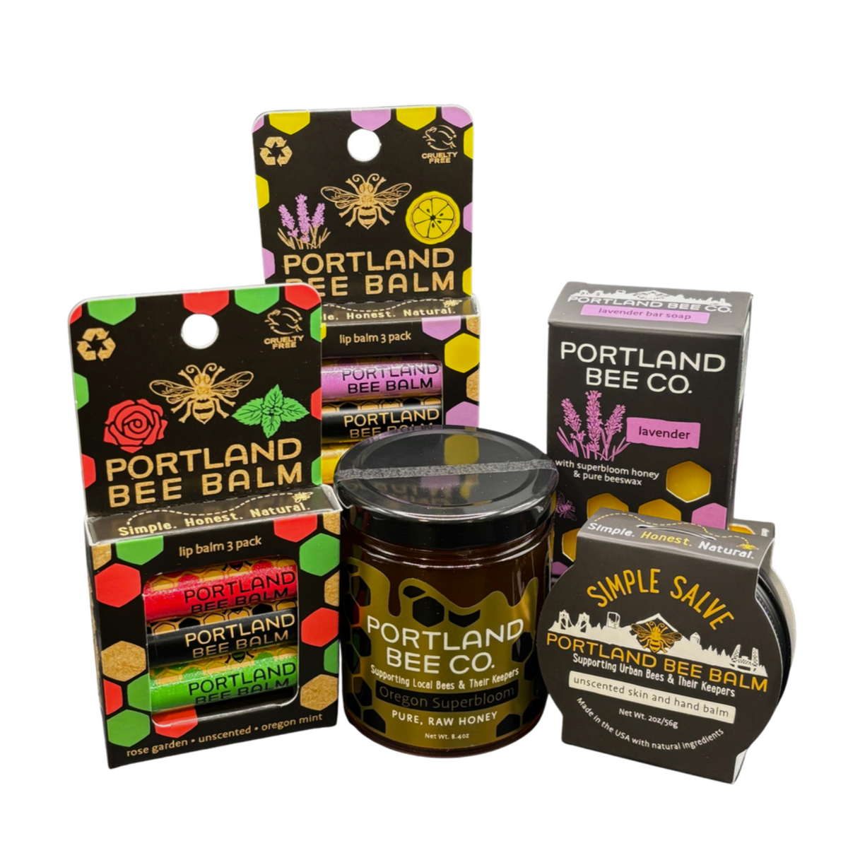 New! Portland Bee Balm Assorted Gift Box