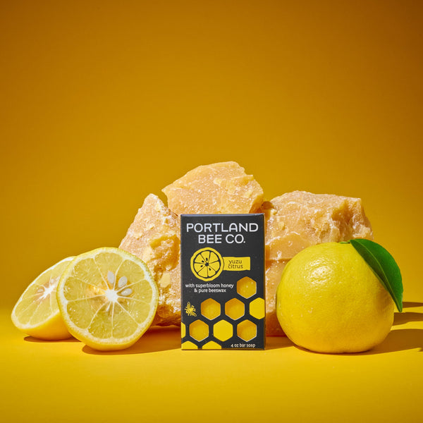 Beeswax and Honey Soap Bar - Yuzu Citrus