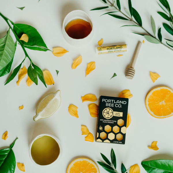 Beeswax and Honey Soap Bar - Yuzu Citrus