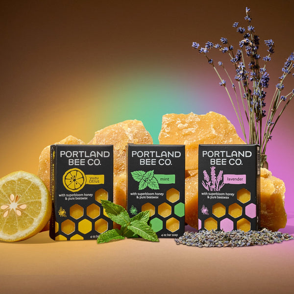 (Set) Beeswax and Honey Soap Bars - All Three!