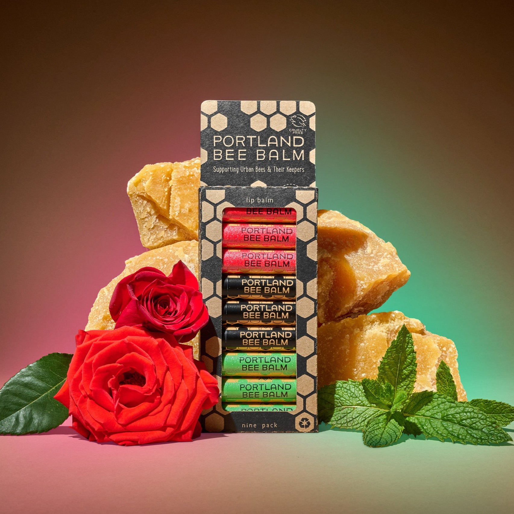未使用安全♡PORTLAND BEEBARMリップバーム箱入9本セット Portland Bee Balm Nine Pack of Lip Balms - Walmart.com