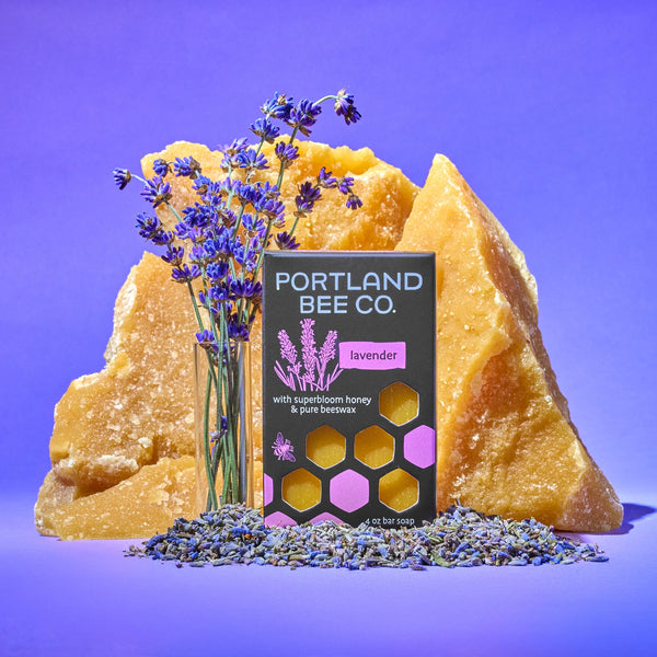 Beeswax and Honey Soap Bar - Lavender