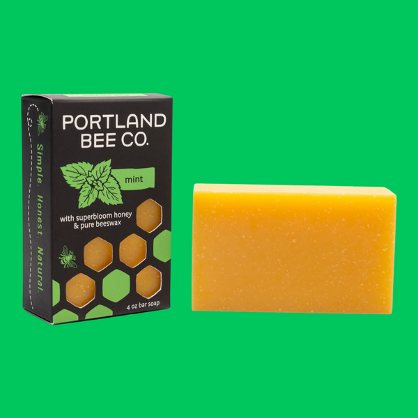 Beeswax and Honey Soap Bar - Mint