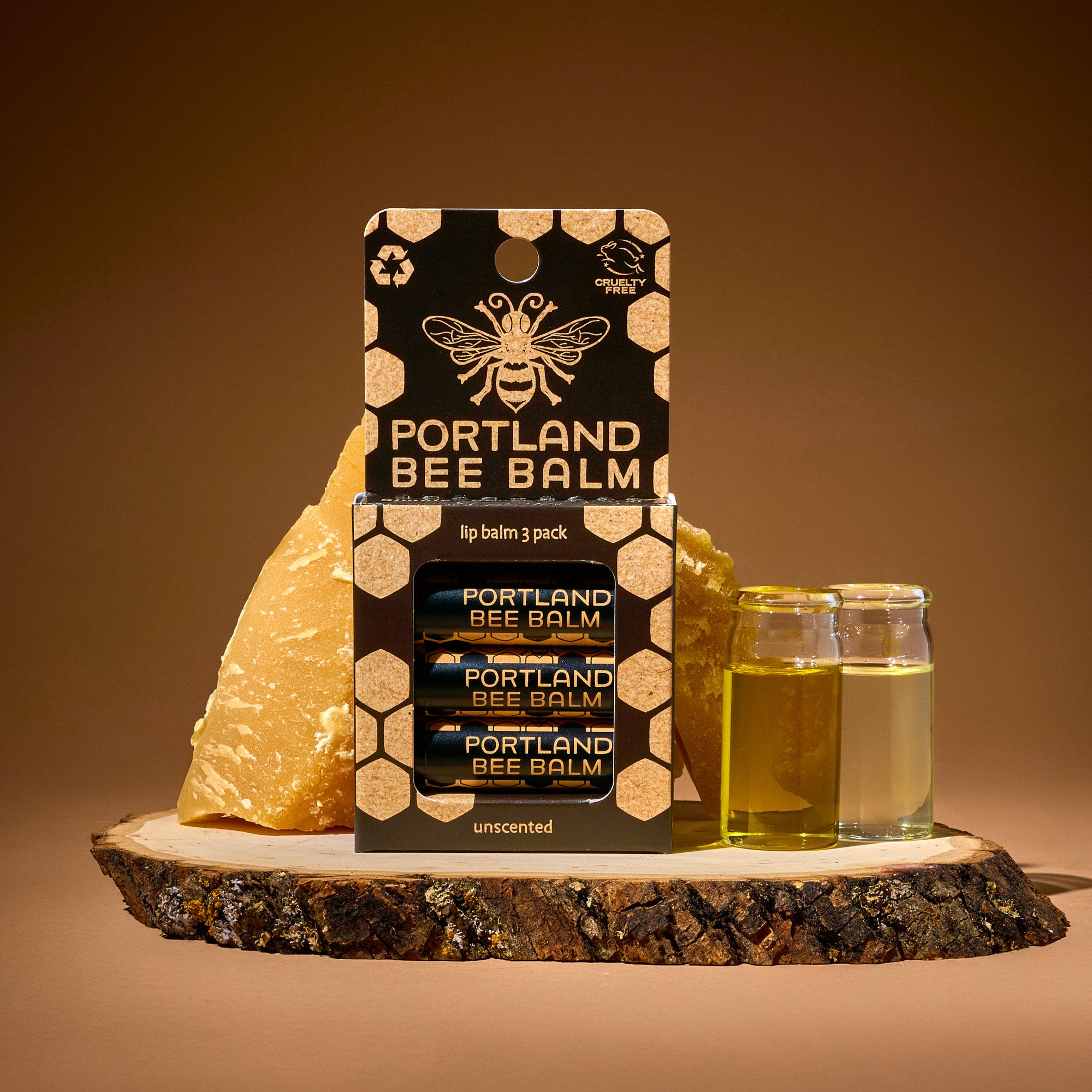 Unscented 3-Pack – Portland Bee Balm